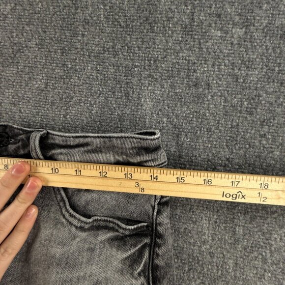 BKE Billie Gray Denim Jeans Slim Fit High Rise Ankle Skinny Stretch ACTL 29x27 - Picture 14 of 16